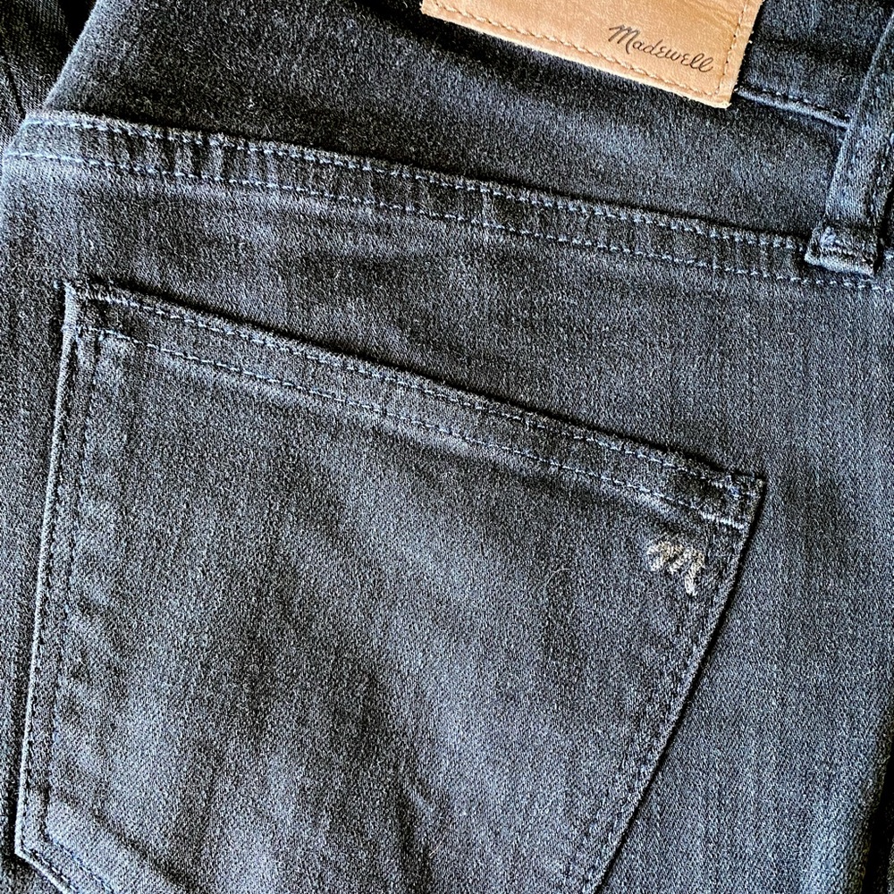 Madewell High Riser Skinny Jeans in Black Frost Size 27 - Picture 7 of 8
